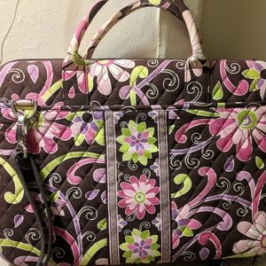 Vera Bradley Quilted Crossbody Laptop Hardcase